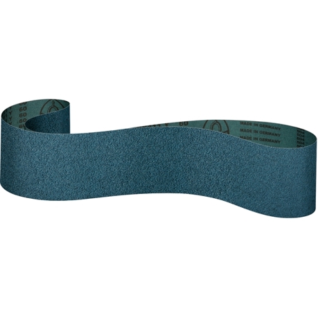 Klingspor - CS 411 Y Bänder 150 x 2000 mm Korn 40 - Zirkonkorund Band für Edelstahl, Metall & Stahl (dicht gestreut, wasserfest, Polyester)