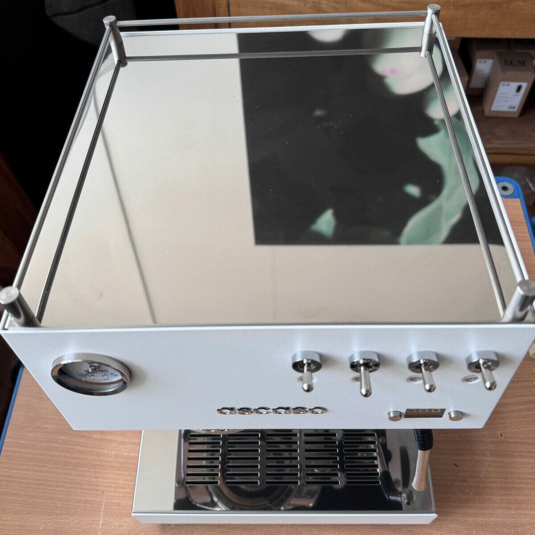 Ascaso - Steel Duo PID - Espressomaschine - 2 Tassen pro Brühvorgang, 2 l Wassertank, Stahl