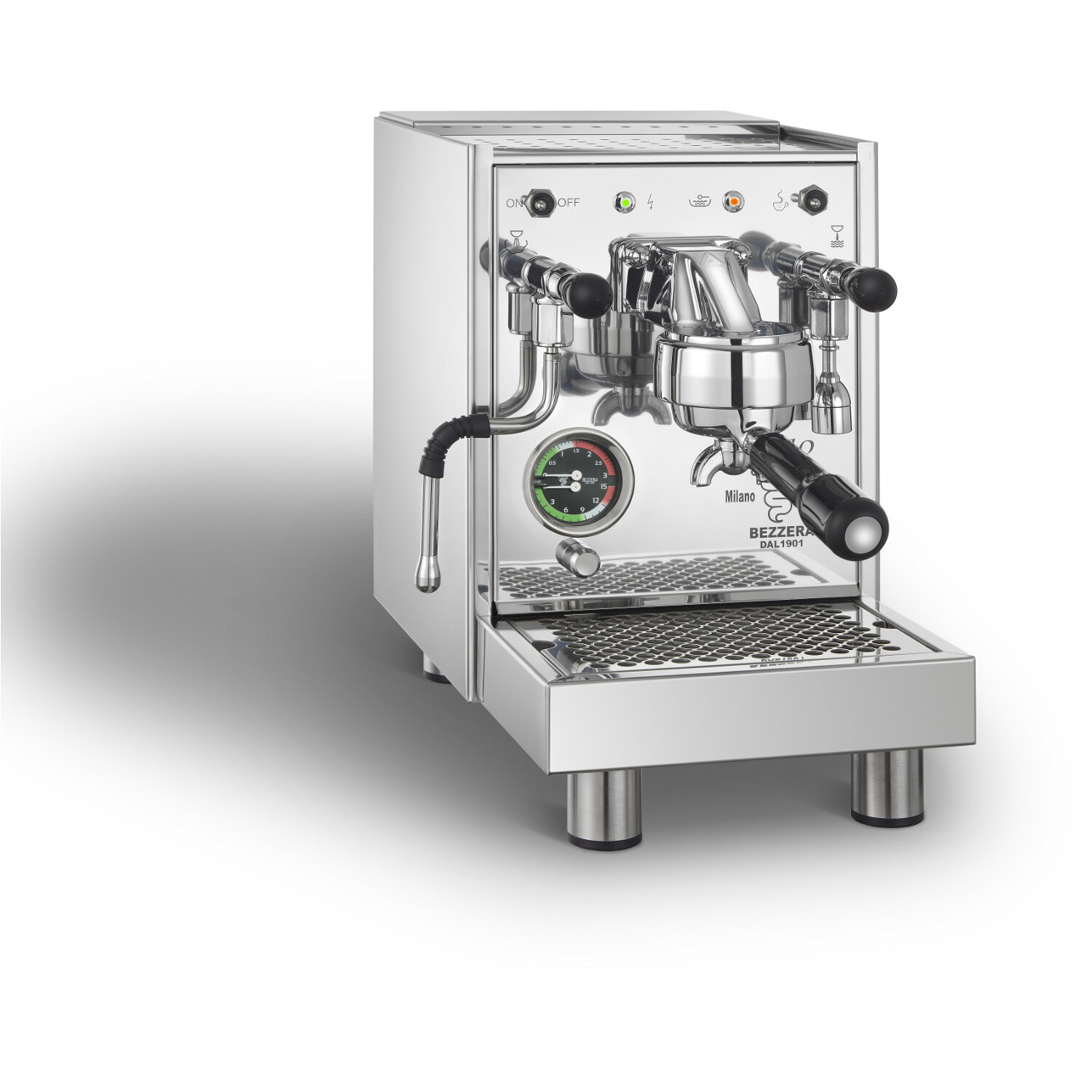 Bezzera - BZ10 PM - Espressomaschine - 15 bar, Edelstahl, 3 l Wassertank
