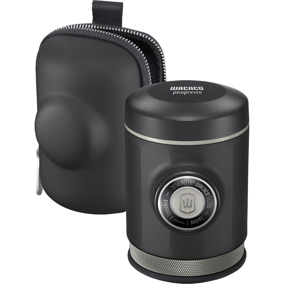 WACACO - Picopresso - Vakuum-Kaffeebereiter - schwarz, 0,08 Liter, Edelstahl