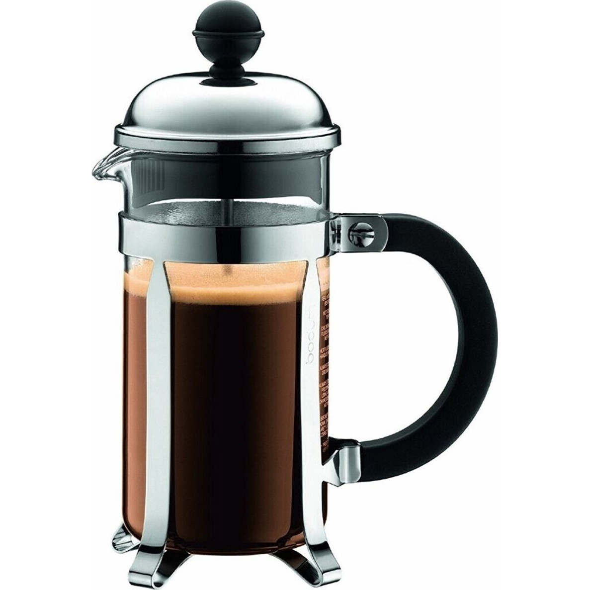 Bodum - Chambord - 1923-16 - Kaffeebereiter - French Press, 0,35 l, Edelstahl, borosilikatglas
