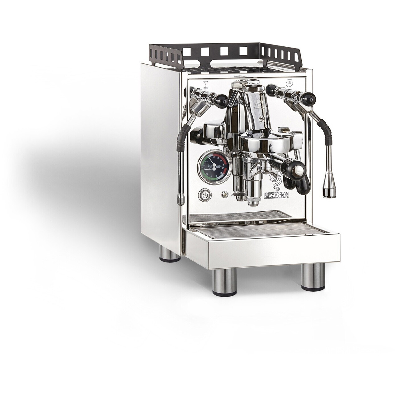 Bezzera - Aria Classic - Siebträgermaschine - Edelstahl, 15 bar, 3 l Wassertank